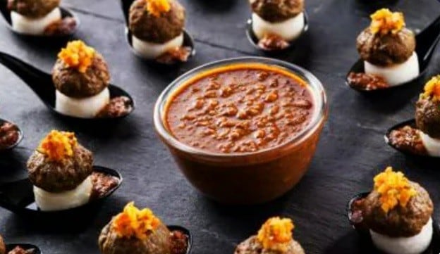 resep sate kambing melayu bumbu kacang