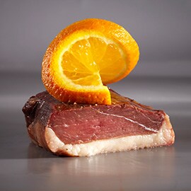 3. Kombinasi daging bebek asap dan jeruk 3. Kombinasi daging bebek asap dan jeruk