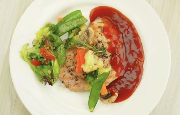 Steak Ayam Saus Barbeque Steak Ayam Saus Barbeque