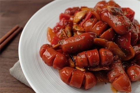Sosis Saus Tiram Sosis Saus Tiram